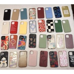 13ProMax IPhone Case Lot 32x For Apple Plastic Multicolor Fitted Covers